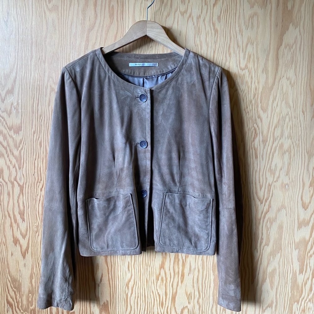 Part TWO Women’s Suede Cropped Jacket